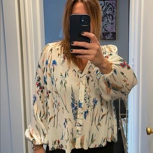 Maje floral blouse